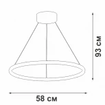 Подвесной светильник светодиодный V04628-03/1S Vitaluce (220V, кольцо)