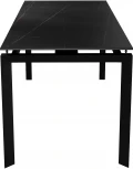 Стол DikLine KT120 мрамор черный Оникс,опоры черные