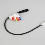 Светодиодная лента герметичная WAVE-SIDE-PU-H120-06x12mm 24V RGB (8 W/m, IP68, 5m, wire x2) (Arlight, Вывод прямой) 052423