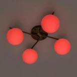 Потолочная люстра RGB на штанге Citilux Адам Смарт CL228A143 (LED, 220V, умный дом - Алиса, Маруся, Салют, шарики)