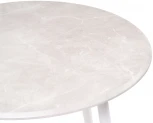 Деревянный стол Notta Абилин 90х76 мрамор светло-серый / белый матовый 507216