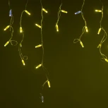 Светодиодная гирлянда ARD-EDGE-CLASSIC-2400x600-CLEAR-88LED-FLASH Gold (230V, 6W) (IP65)