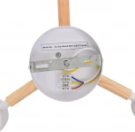 Потолочная люстра на штанге Lumion Venna 8306/3C белый, металл/дерево GX53 LED 3*7W 220V