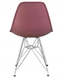 Стул обеденный DSR (ножки хром, цвет пыльная роза (NX-P-11))