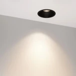 Встраиваемый точечный светильник MS-HARBOR-R106-15W Day4000 (BK, 50 deg, 230V) (Arlight, IP20 Металл) 048281 (LED)