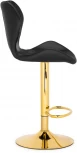 Барный стул Woodville Porch gold / black 15647