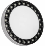 Светильник потолочный iLedex Mercury 5552-24W-D165-3/4K-WH+BK (220V, круглые)