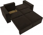 Диван прямой Куба мини (Коричневый/Микровельвет) Лига Диванов арт.121881