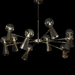 Потолочная люстра на штанге Loft It Halley 10046/10 Gold (220V, шарики)