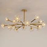 Потолочная люстра на штанге Lotos Two D100 ImperiumLoft Lotos-Two01 (203939-26) (220V)