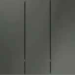 Выключатель трехклавишный (титан) Voltum S70 VLS030106