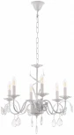 Подвесная люстра Arte Milano AM346179 346179/6 WT+G (220V, подвески, на цепи, подсвечник, свеча)