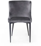 Стул JAZZ, бархат серый 27/черный конус Top Concept JAZZ 75890