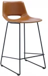 Барный стул La Forma (ex Julia Grup) Zahara (Коричневый,Черный/ Сталь,Металл,Пена) 81730