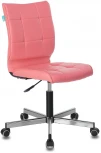 Кресло Бюрократ CH-330M розовый Lincoln 205 эко.кожа крестовина металл хром