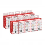 Лампочка светодиодная филаментная прозрачная груша E27 11W Thomson A60 TH-B2064