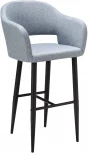 Стул барный R-Home Oscar Сканди Грей/Черный
