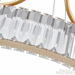 Подвесной светильник Arte Milano Venezia 310322/D600 GD (регулировка яркости, LED, 220V, хрусталь, пульт управления, на тросе, круглые)