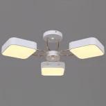 Потолочная люстра на штанге светодиодная Reluce 03362-0.3-03 WH+FGD