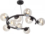 Подвесная люстра V4544-1/9S Vitaluce (220V, на тросе, шар, молекулы)
