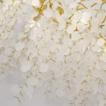 Подвесная люстра Favourite Parra 4161-12P (220V, хрусталь, на тросе, лепестки, ветки)