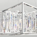 Подвесная люстра Bogate's Cella 312/6 Strotskis (220V, хрусталь, на тросе)