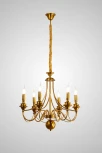 Подвесная люстра AM Group AM375 AM375 SP6 (220V, на цепи, подсвечник, свеча)