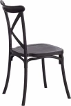 Обеденный стул Tetchair CROSS (Пластик/Черный) 19693