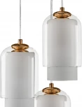 Подвесной светильник 33 ИДЕИ PND105.03.16FG3.001.WH-M16WT (220V, на проводе, круглые)