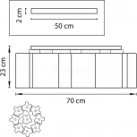 Потолочная люстра Lightstar Nubi Legno 802095 (220V)