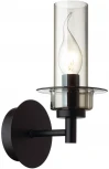 Бра Lumion Madonna 6555/1W черный/дымчатый/металл/стекло E14 1*40W 220V