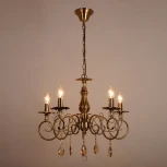Подвесная люстра Abrasax Daniela SY40078/5 (220V, на цепи, свеча)