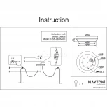 Универсальное крепление Maytoni Dakota T455-08-BASE