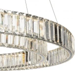 Подвесной светильник Citilux Чезаре CL338281 (регулировка яркости, LED, 220V, хрусталь, на проводе, кольцо)