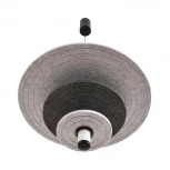 Подвесной светильник светодиодный Lumion Felta 8295/14AL черный/светло-серый/темно-серый, металл/фетр/акрил LED 14W 3000K 220V (на проводе, круглые)