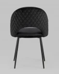 Стул велюр с ромбами черный Stool Group УТ000025812
