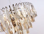 Подвесная люстра каскадная Ambrella TRADITIONAL TR5255 (220V, хрусталь, на тросе)