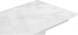 Стол на тумбе Woodville Бугун 120х80х77 белый мрамор / белый 532391