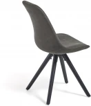 Обеденный стул La Forma (ex Julia Grup) Ralf (Черный/ Бук,Пена,Полипропилен)