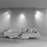 Трековый светильник магнитный 48V Maytoni Elti Duo TR005-4-2X12W-DS-BBS (LED, круглые)