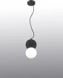 Подвесной светильник iLamp Foxtrot 10694P/1-D100 BK-WH (220V, на тросе, шарики)