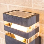 Настенный светильник уличный Elektrostandard Ignis 1450 TECHNO черный (220V, IP54)