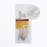 Хомут стальной 4,6х150мм серый 25 шт. Stekker 32795