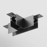 Коннектор Т-образный Gravity накладной черный (магнитный) Maytoni Technical TRA010CT-41B