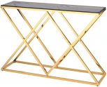 Консоль Stool Group ИНСИГНИЯ 115*30 золото стекло smoke УТ000001500