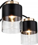 Потолочная люстра на штанге Escada Riche 2121/5P E27*40W Black/Gold (220V)