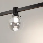 Трековый светильник модульный LED ART-APRIORI-ZORB-С-R110-5W Warm3000 (BK, 85 deg, 48V) (Arlight, IP20 Металл) 049233 (шар)