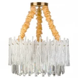 Подвесная люстра каскадная L'Arte Luce Glacier L05010 (220V, хрусталь, на цепи)