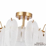 Потолочная люстра на штанге Arte Milano Rim 315009/D500 BS (220V, перо)