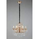 Подвесная люстра Omnilux Grosseto OML-77723-06 (220V, на цепи, подсвечник, свеча)